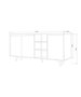 Hanah Home Consola Travertino